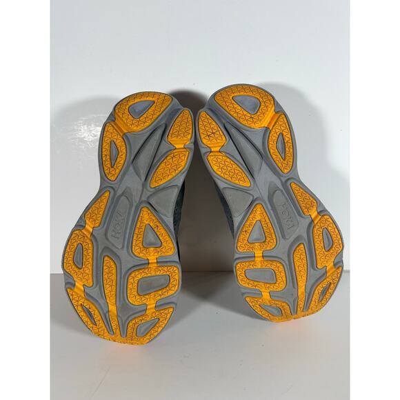 Hoka One One Bondi 8 Shoes Men 9.5 D Gray Black Red Running Sneakers Athletic - Picture 7 of 11